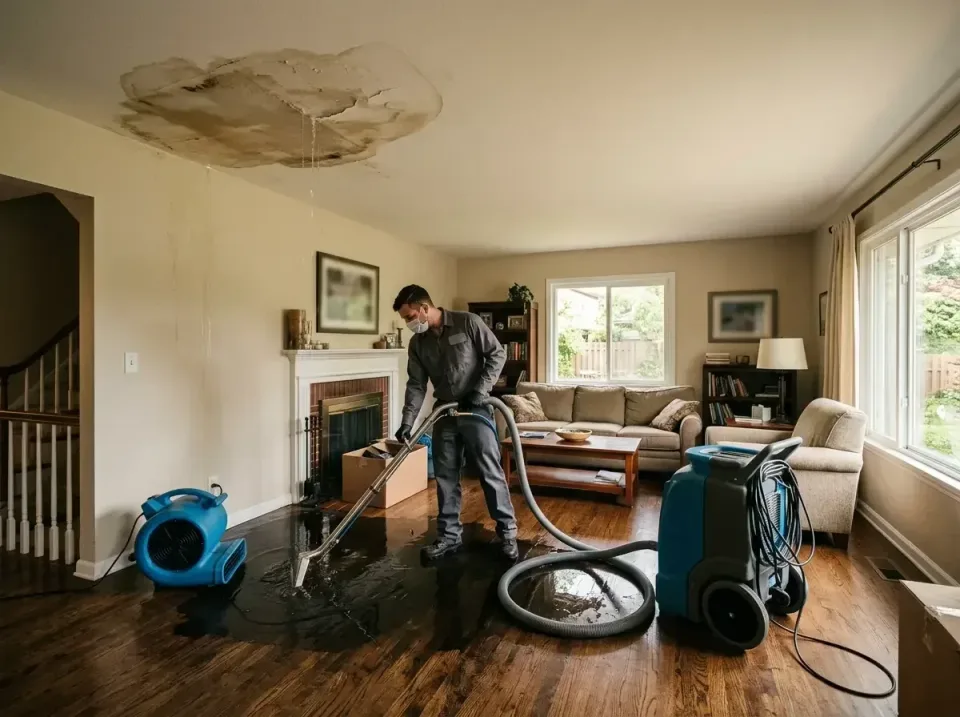 attic-pipe-burst-ceiling-drip-008 — frequently asked questions, Water Damage Restoration & Carpet Care in Oxford, MI